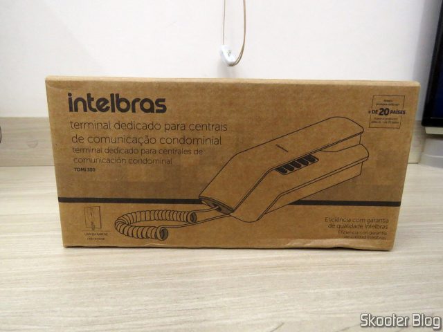 2º Intelbras TDMI 300, em sua embalagem.;