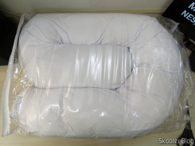 Travesseiro Minhocão com Capa, Fibrasca, Branco, 150x21x15 cm, em sua embalagem.