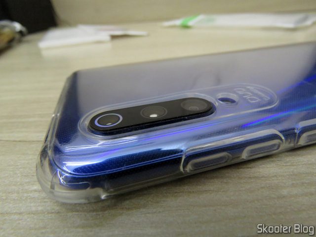 Proteção das Lentes das Câmeras na Capa para Xiaomi Mi 9 de TPU Macio TCiCPC.