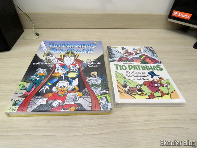 Biblioteca Don Rosa Vol. 10 - Tio Patinhas e Pato Donald: Uma Carta De Casa e Coleção Carl Barks Vol. 20 - Tio Patinhas: As Minas Do Rei Salomão.
