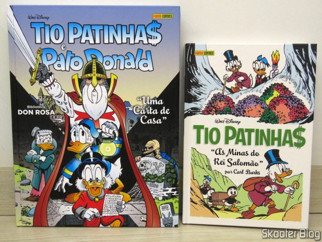 Biblioteca Don Rosa Vol. 10 - Tio Patinhas e Pato Donald: Uma Carta De Casa e Coleção Carl Barks Vol. 20 - Tio Patinhas: As Minas Do Rei Salomão.