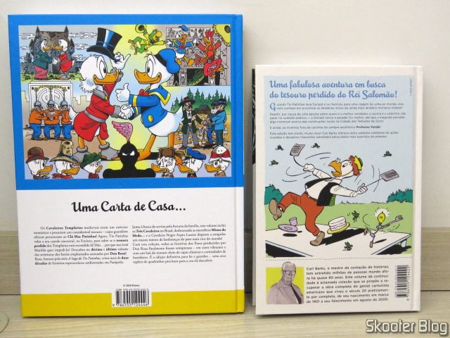 Biblioteca Don Rosa Vol. 10 - Tio Patinhas e Pato Donald: Uma Carta De Casa e Coleção Carl Barks Vol. 20 - Tio Patinhas: As Minas Do Rei Salomão.