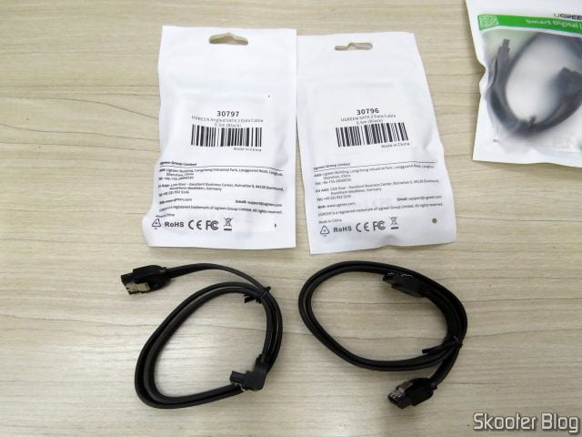 Cabos SATA 3.0 Ugreen.