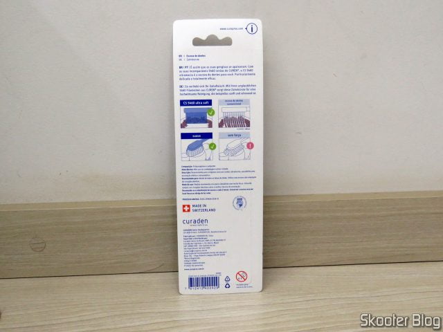 Escova Dental Adulto Curaprox CS 5460 Ultra Soft Sensitive Trio Colorida c/ 3 Unidades.