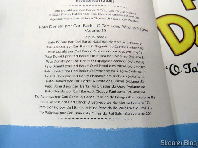 Lista dos volumes já lançados da Coleção Carl Barks Definitiva.