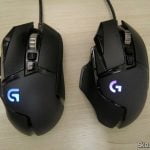 Garantia Logitech - Mouse Logitech G502 Hero (substituindo G502 Proteus Spectrum) Mouse Logitech G502 Proteus Spectrum ao lado do Logitech G502 Hero.