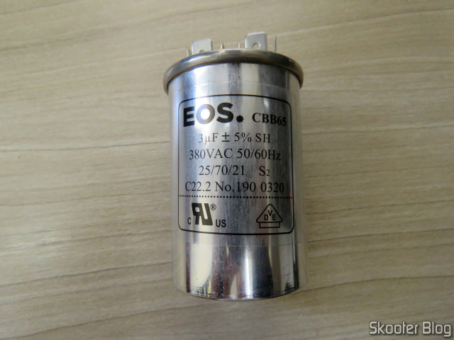 O novo capacitor.