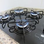 Cooktop 4 bocas Brastemp com duplachama e timer touch - BDT62AE - BIVOLT, já instalado e funcionando.