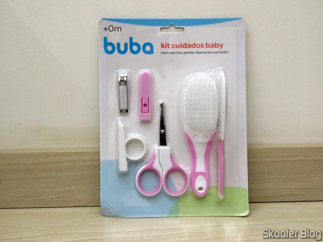 Kit Cuidados Baby Buba com Escova, Pente, Tesoura e Cortador