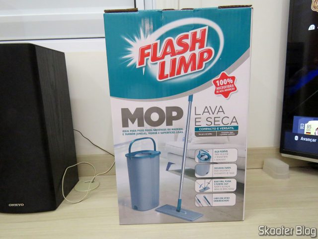 Mop Lava e Seca, MOP7740, Flash Limp, em sua embalagem.