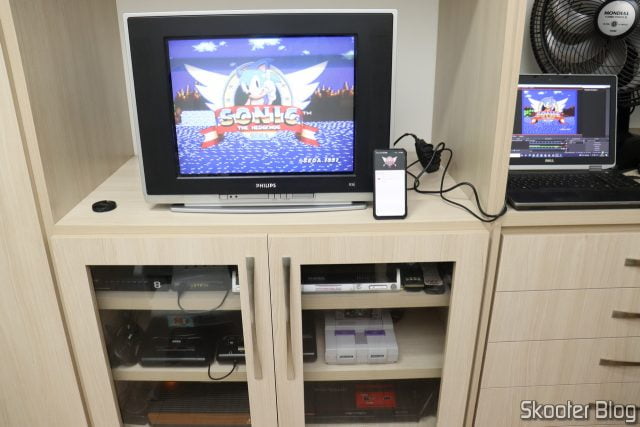 Captura e Transmissão à partir da TV CRT do Cantinho de Jogos Retrô