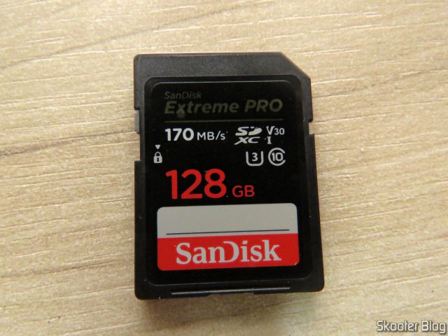Cartão de Memória SanDisk Extreme Pro Ultra Speed ​​SDXC UHS-I 128GB.