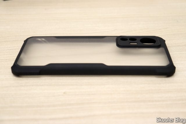 Lateral esquerda da Capa para Xiaomi 12 Xundd à Prova de Choque Transparente.