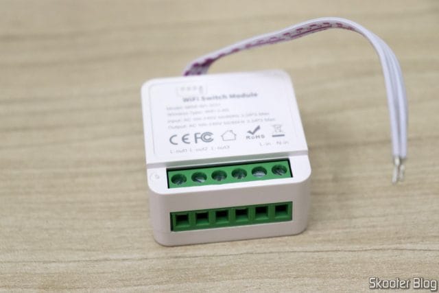 Mini Smart Switch Tuya WiFi 3 Gang.