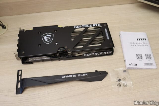 Placa de Vídeo MSI Nvidia GeForce RTX 4060 Ti Gaming X Slim 16GB.