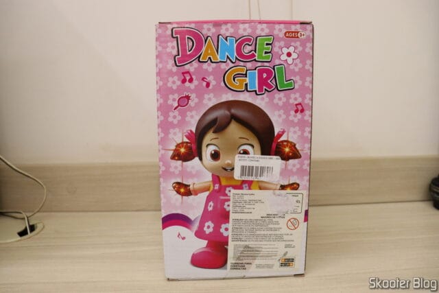 Embalagem da Boneca Baby Dance Girl Musical Niloya.