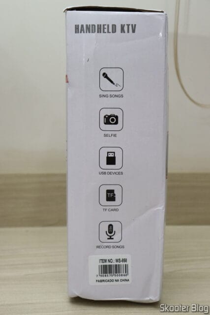 Embalagem do Microfone WS-858
