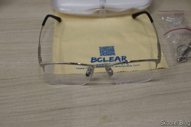 Óculos de Grau BCLEAR com Lentes 1.67 do AliExpress.