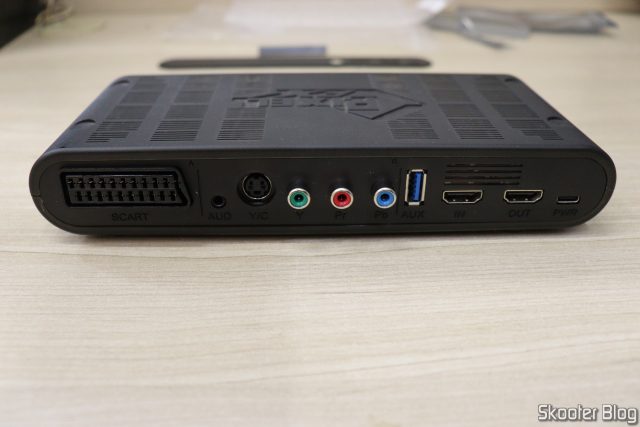 Morph 4K com as entradas analógicas instaladas.