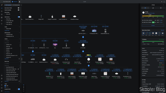 Ubiquiti U7 Lite na Interface do Gerenciador
