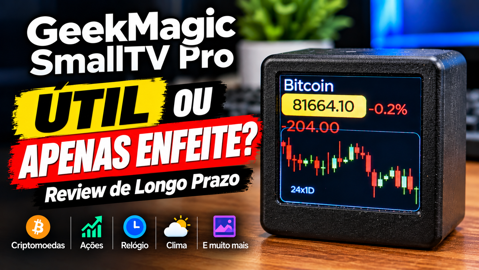 GeekMagic SmallTV Pro – Review após quase dois anos de uso